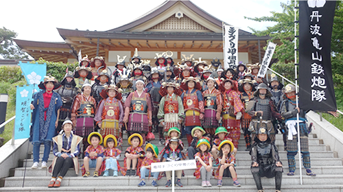 亀岡光秀まつり武者行列参加