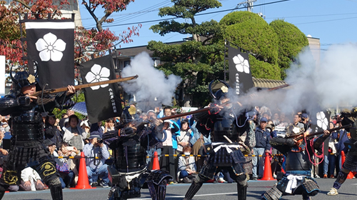 長岡京市ガラシャ祭で演武披露